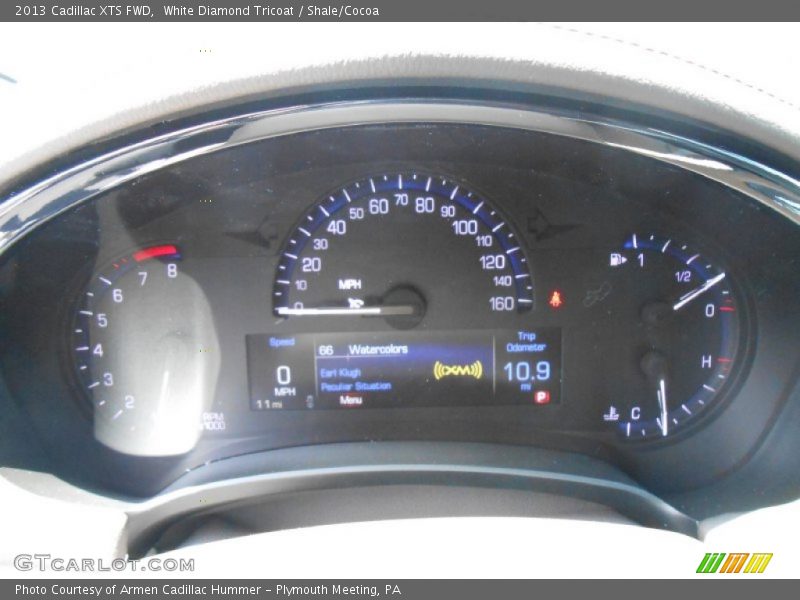 White Diamond Tricoat / Shale/Cocoa 2013 Cadillac XTS FWD
