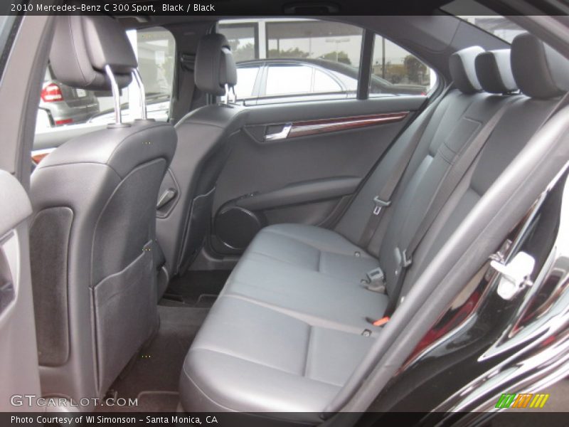 Black / Black 2010 Mercedes-Benz C 300 Sport