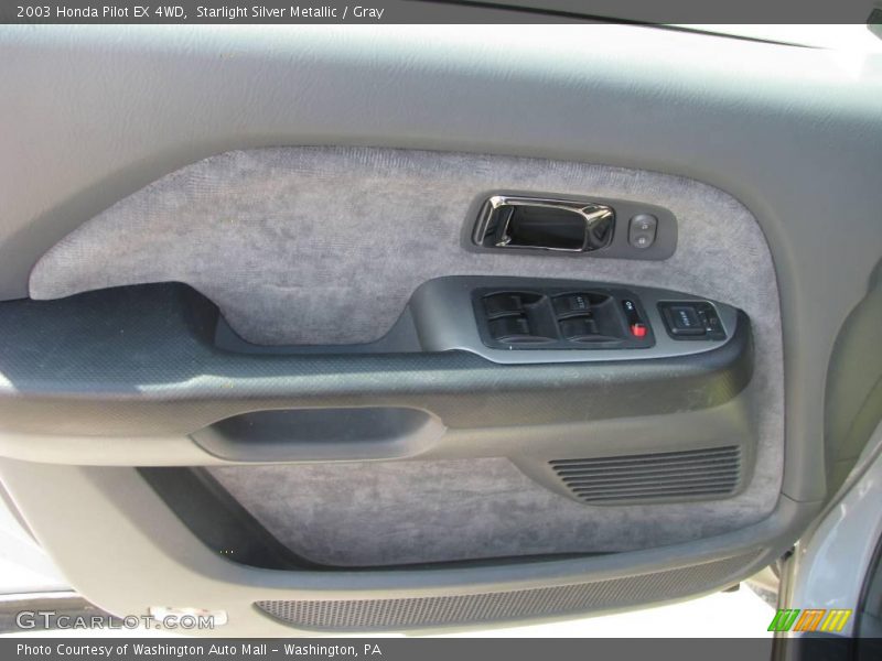 Starlight Silver Metallic / Gray 2003 Honda Pilot EX 4WD