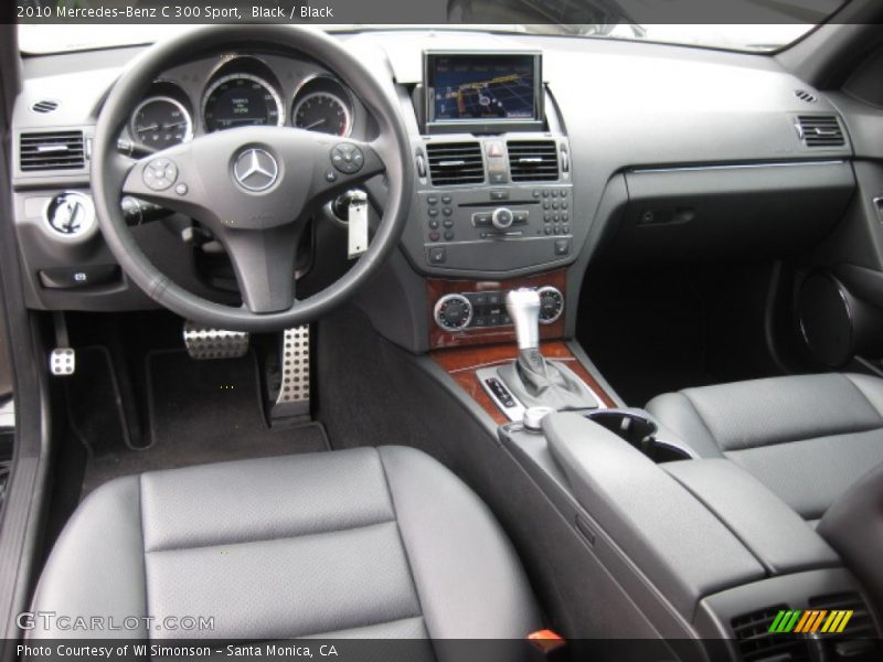 Black / Black 2010 Mercedes-Benz C 300 Sport