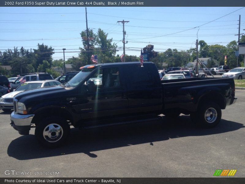 Black / Medium Flint 2002 Ford F350 Super Duty Lariat Crew Cab 4x4 Dually