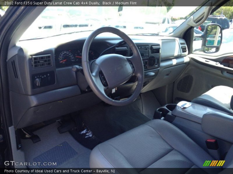 Black / Medium Flint 2002 Ford F350 Super Duty Lariat Crew Cab 4x4 Dually
