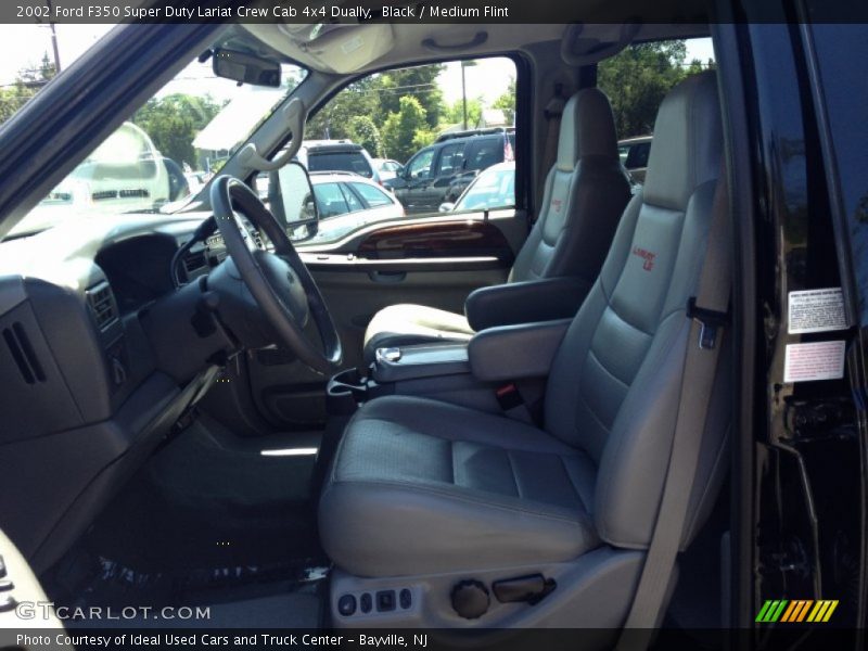 Black / Medium Flint 2002 Ford F350 Super Duty Lariat Crew Cab 4x4 Dually