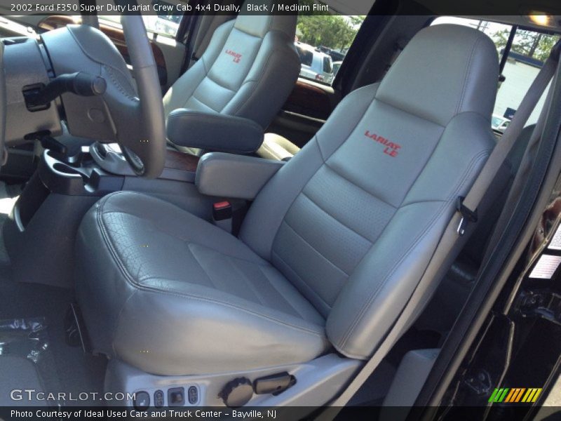 Black / Medium Flint 2002 Ford F350 Super Duty Lariat Crew Cab 4x4 Dually
