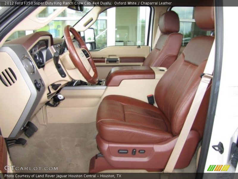 Oxford White / Chaparral Leather 2012 Ford F350 Super Duty King Ranch Crew Cab 4x4 Dually