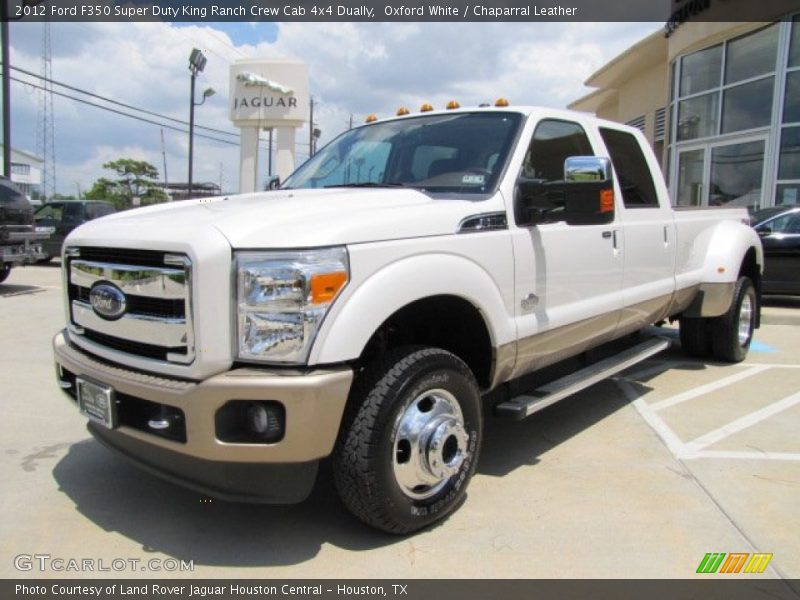 Oxford White / Chaparral Leather 2012 Ford F350 Super Duty King Ranch Crew Cab 4x4 Dually