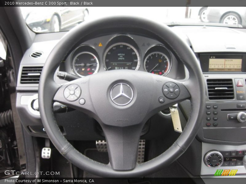 Black / Black 2010 Mercedes-Benz C 300 Sport