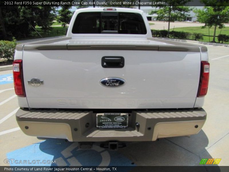 Oxford White / Chaparral Leather 2012 Ford F350 Super Duty King Ranch Crew Cab 4x4 Dually