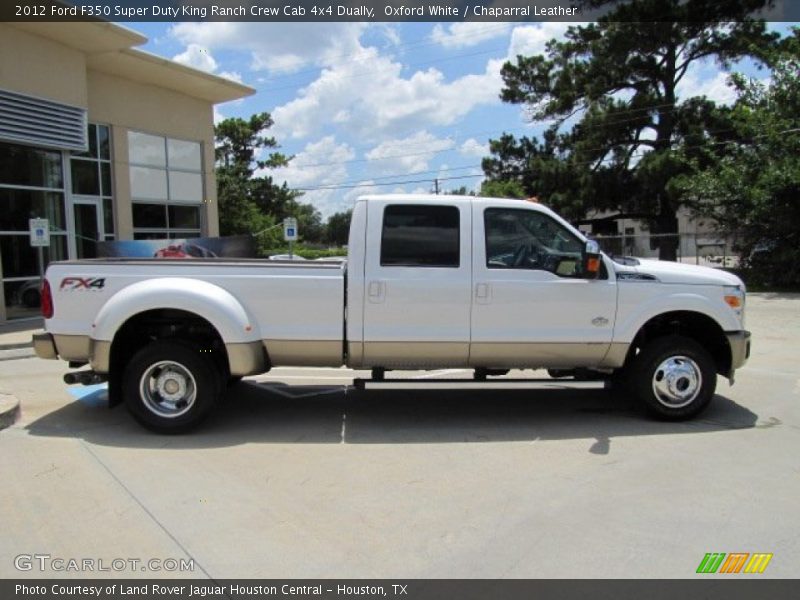 Oxford White / Chaparral Leather 2012 Ford F350 Super Duty King Ranch Crew Cab 4x4 Dually