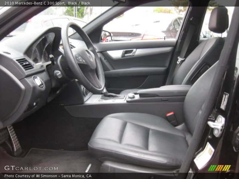 Black / Black 2010 Mercedes-Benz C 300 Sport