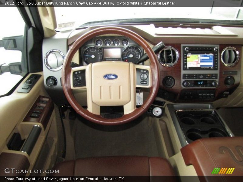 Oxford White / Chaparral Leather 2012 Ford F350 Super Duty King Ranch Crew Cab 4x4 Dually