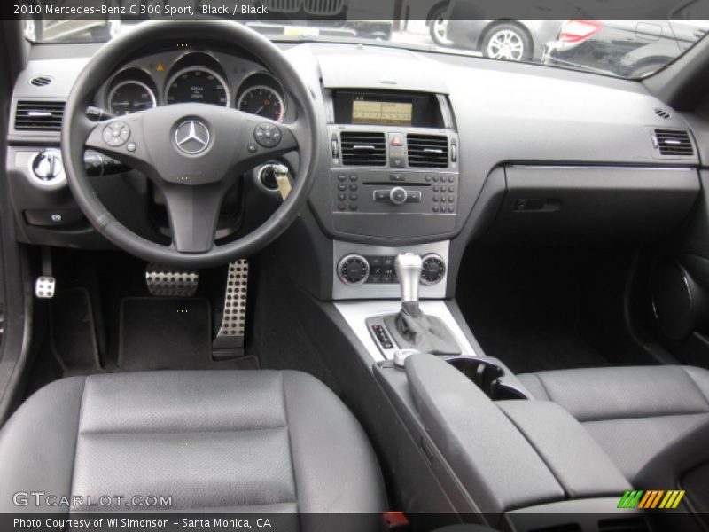 Black / Black 2010 Mercedes-Benz C 300 Sport