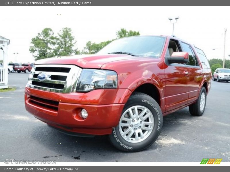 Autumn Red / Camel 2013 Ford Expedition Limited