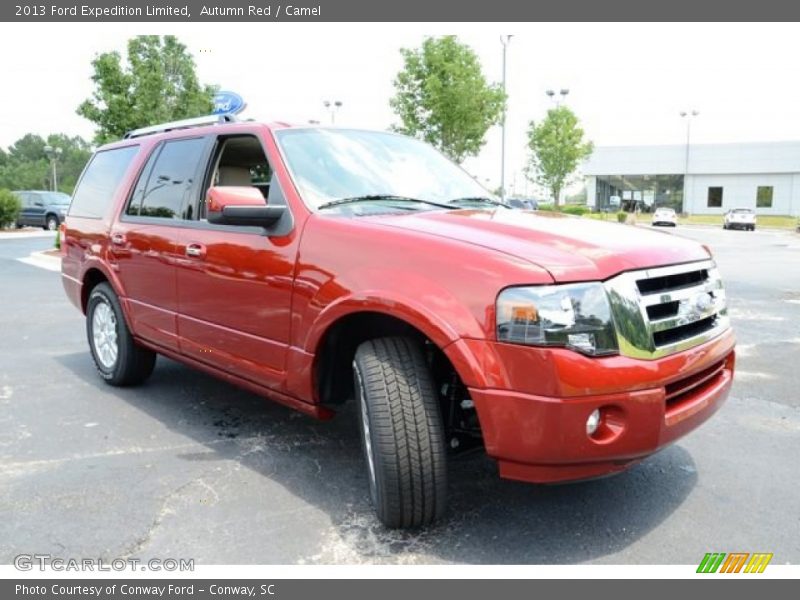 Autumn Red / Camel 2013 Ford Expedition Limited