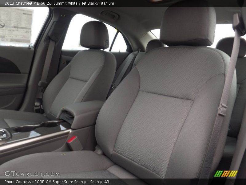 Summit White / Jet Black/Titanium 2013 Chevrolet Malibu LS