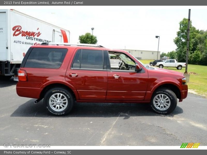 Autumn Red / Camel 2013 Ford Expedition Limited