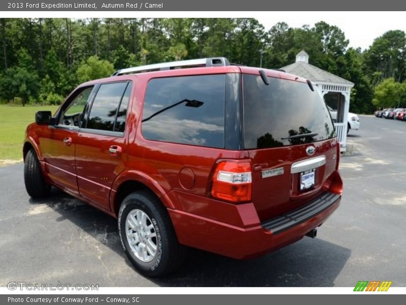 Autumn Red / Camel 2013 Ford Expedition Limited