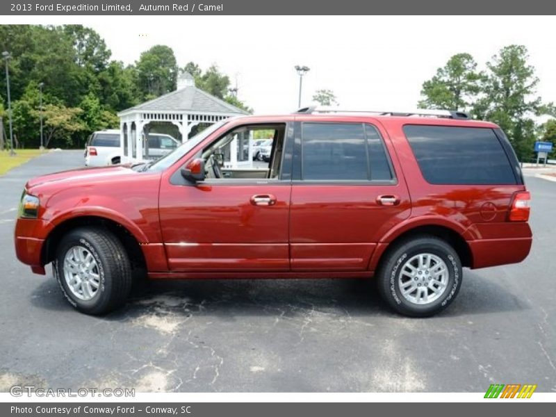 Autumn Red / Camel 2013 Ford Expedition Limited