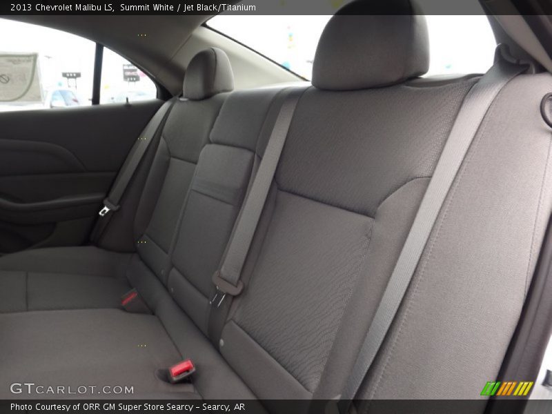 Summit White / Jet Black/Titanium 2013 Chevrolet Malibu LS