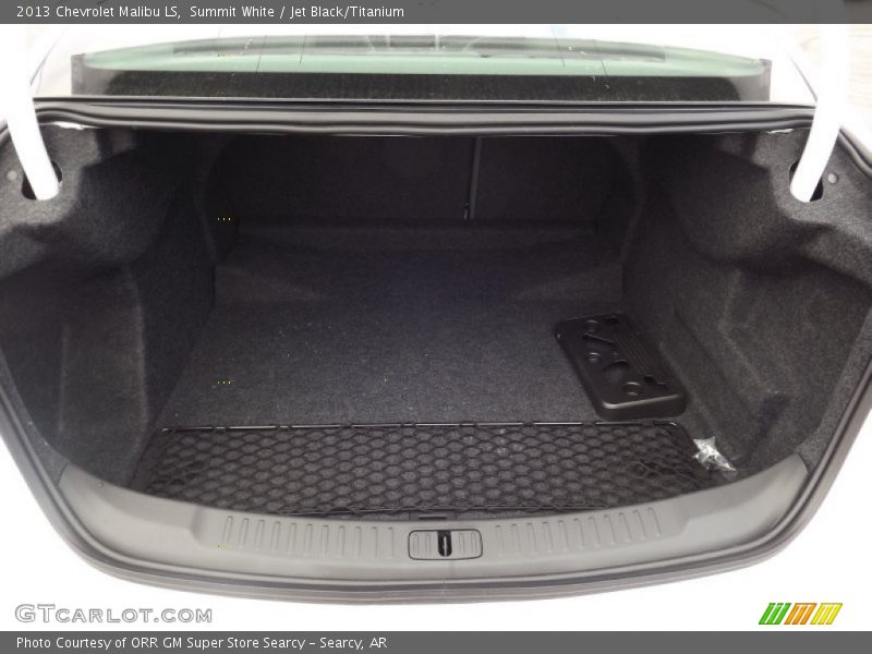 Summit White / Jet Black/Titanium 2013 Chevrolet Malibu LS