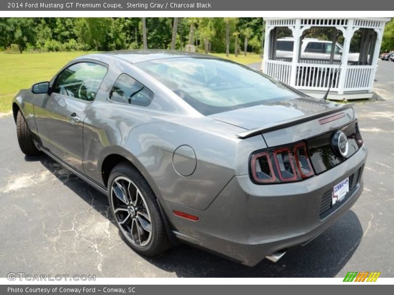 Sterling Gray / Charcoal Black 2014 Ford Mustang GT Premium Coupe