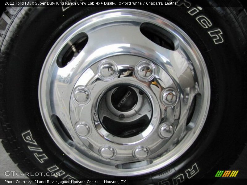 Oxford White / Chaparral Leather 2012 Ford F350 Super Duty King Ranch Crew Cab 4x4 Dually