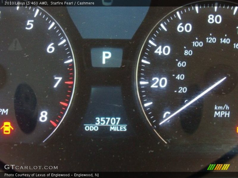 Starfire Pearl / Cashmere 2010 Lexus LS 460 AWD