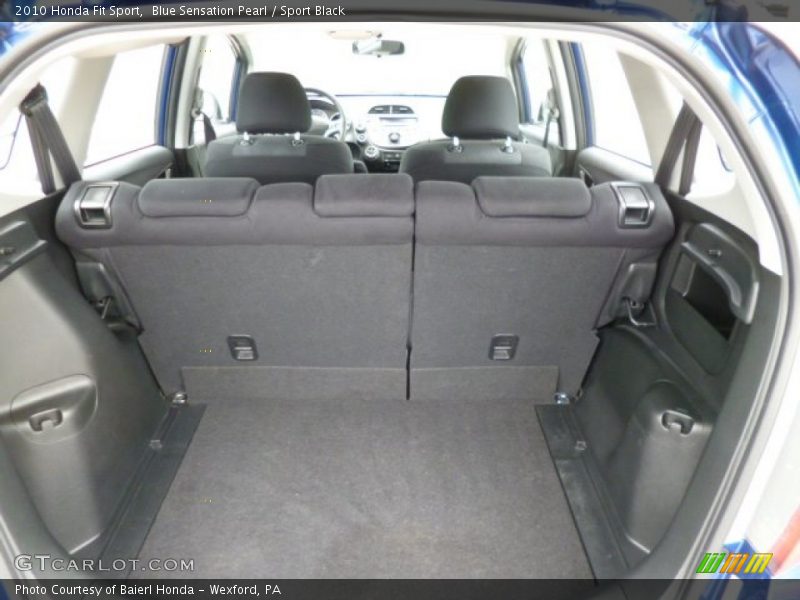 Blue Sensation Pearl / Sport Black 2010 Honda Fit Sport