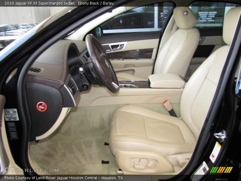 Ebony Black / Barley 2010 Jaguar XF XF Supercharged Sedan