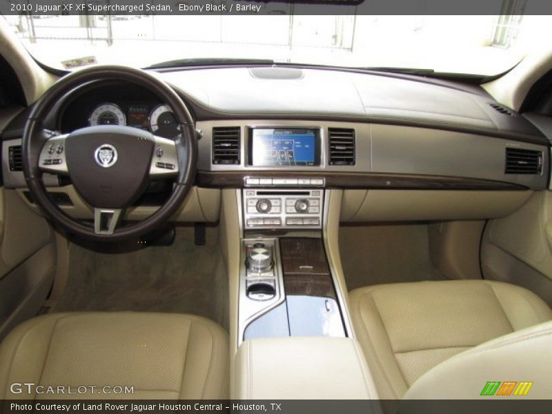 Ebony Black / Barley 2010 Jaguar XF XF Supercharged Sedan