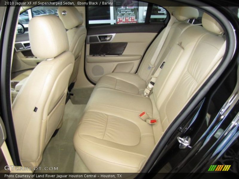 Ebony Black / Barley 2010 Jaguar XF XF Supercharged Sedan