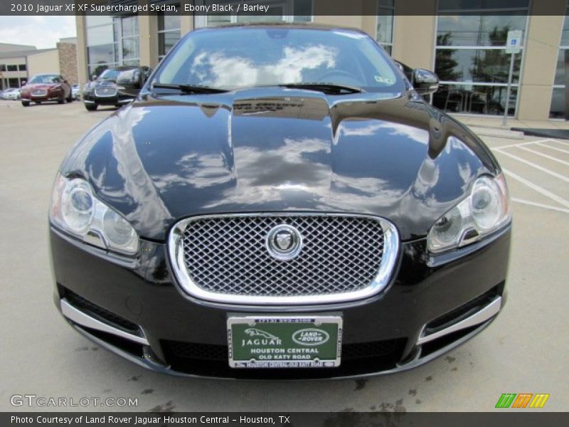 Ebony Black / Barley 2010 Jaguar XF XF Supercharged Sedan