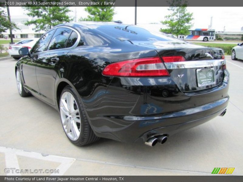 Ebony Black / Barley 2010 Jaguar XF XF Supercharged Sedan