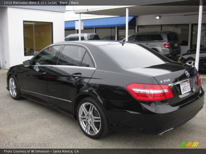 Black / Black 2010 Mercedes-Benz E 350 Sedan