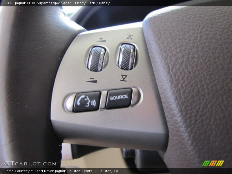 Ebony Black / Barley 2010 Jaguar XF XF Supercharged Sedan