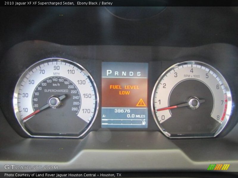 Ebony Black / Barley 2010 Jaguar XF XF Supercharged Sedan