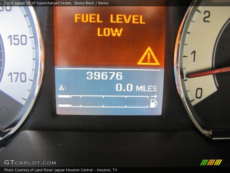 Ebony Black / Barley 2010 Jaguar XF XF Supercharged Sedan