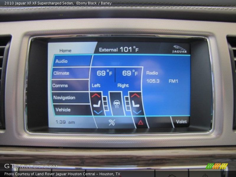 Ebony Black / Barley 2010 Jaguar XF XF Supercharged Sedan