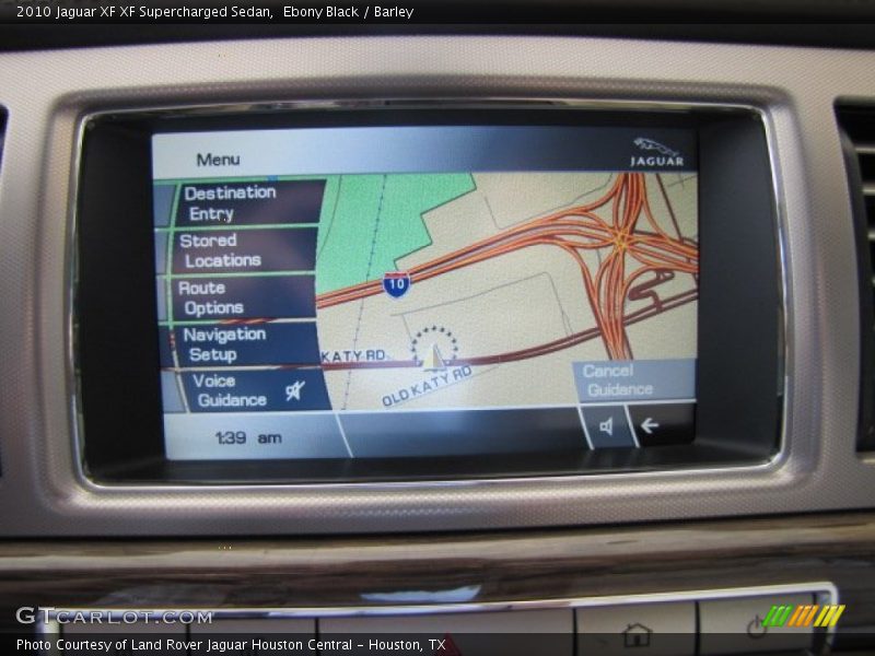 Ebony Black / Barley 2010 Jaguar XF XF Supercharged Sedan