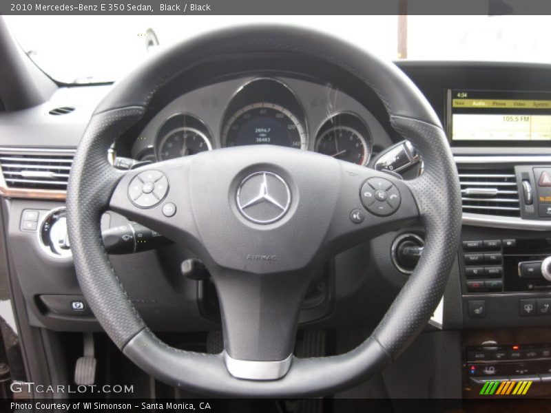 Black / Black 2010 Mercedes-Benz E 350 Sedan