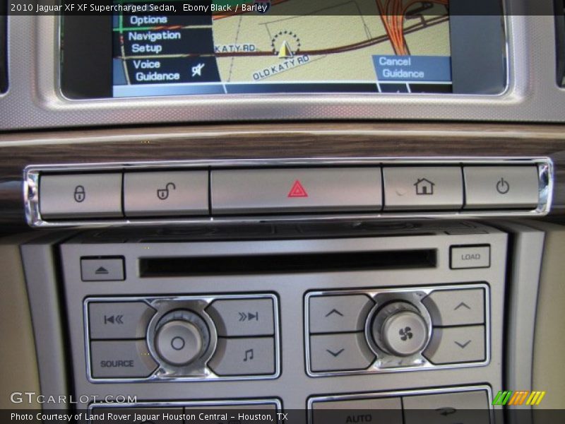 Ebony Black / Barley 2010 Jaguar XF XF Supercharged Sedan