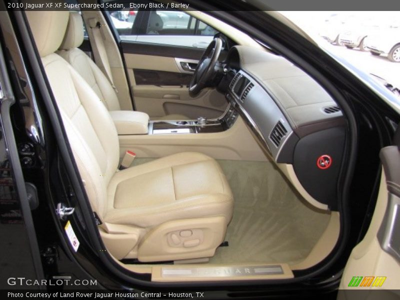 Ebony Black / Barley 2010 Jaguar XF XF Supercharged Sedan