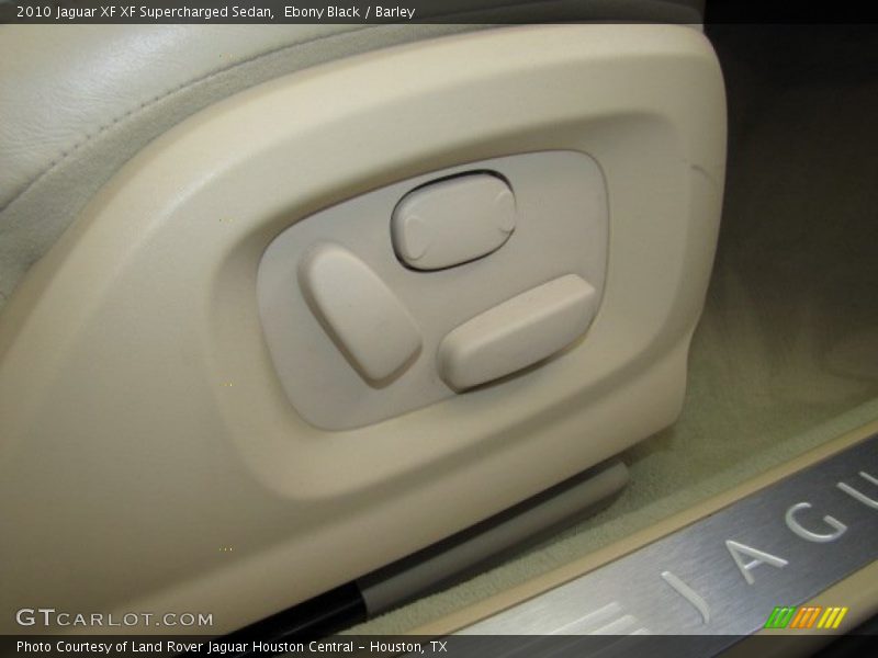 Ebony Black / Barley 2010 Jaguar XF XF Supercharged Sedan