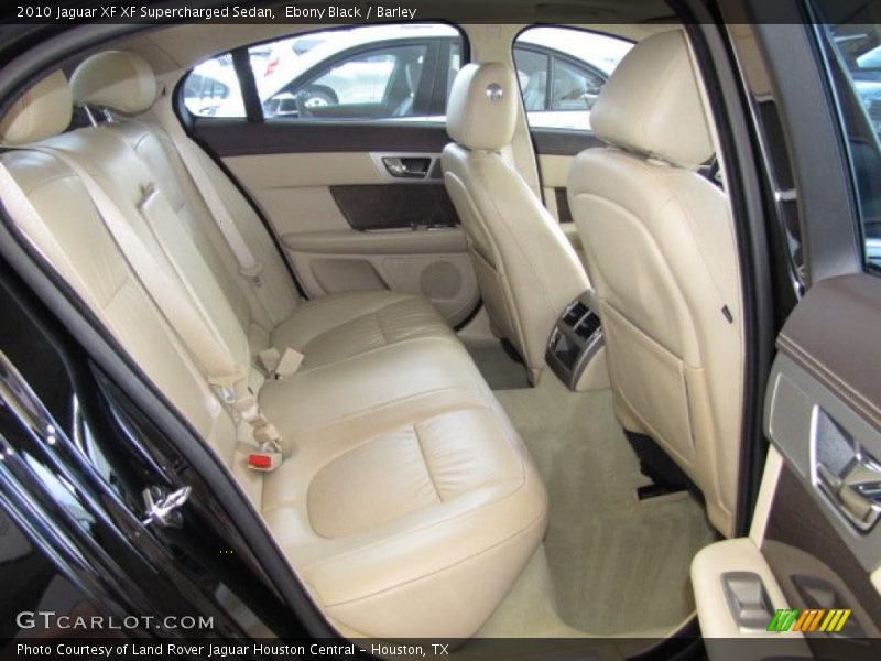 Ebony Black / Barley 2010 Jaguar XF XF Supercharged Sedan