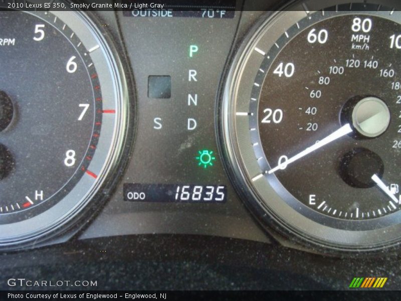 Smoky Granite Mica / Light Gray 2010 Lexus ES 350