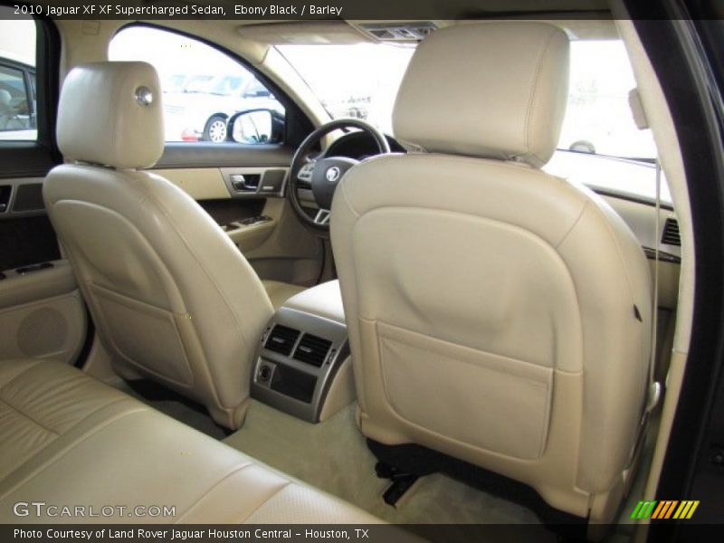 Ebony Black / Barley 2010 Jaguar XF XF Supercharged Sedan