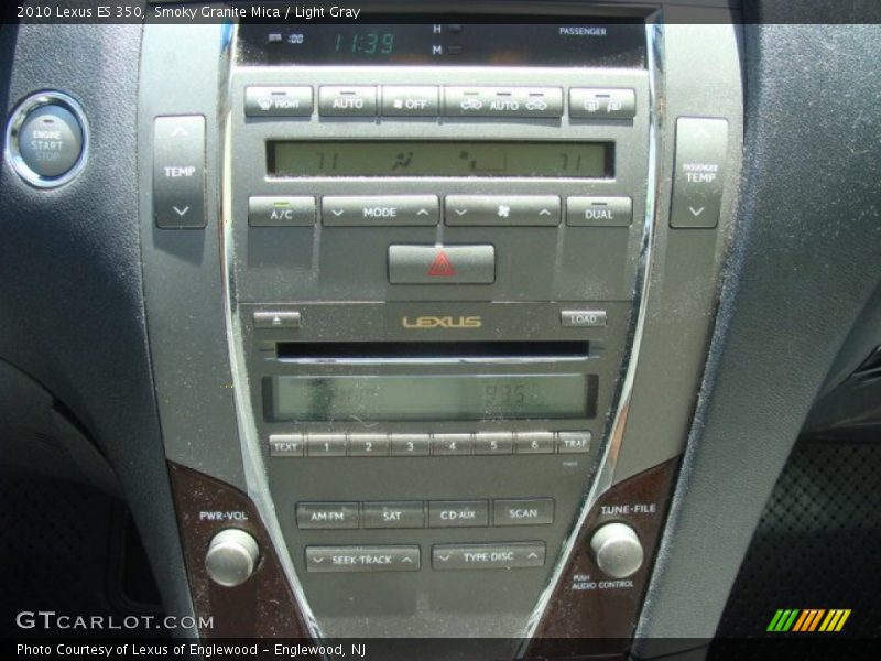 Smoky Granite Mica / Light Gray 2010 Lexus ES 350