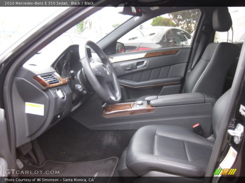 Black / Black 2010 Mercedes-Benz E 350 Sedan