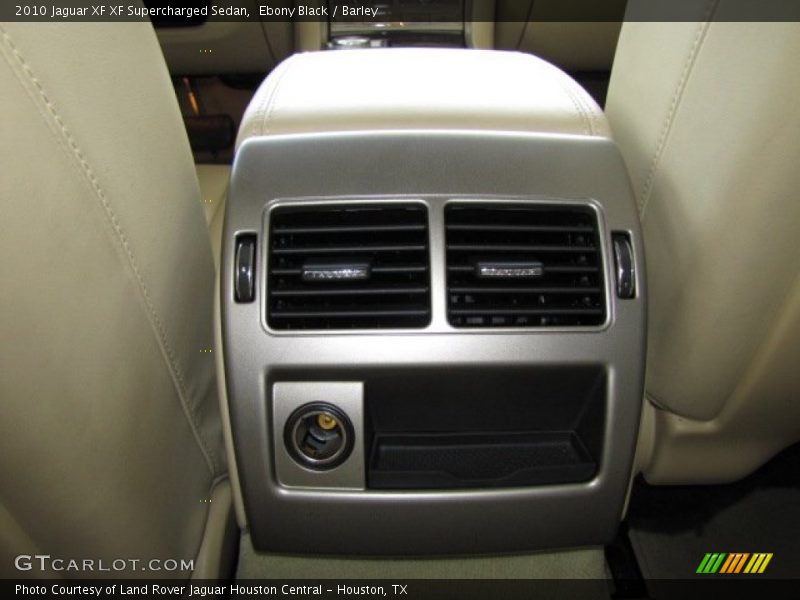 Ebony Black / Barley 2010 Jaguar XF XF Supercharged Sedan