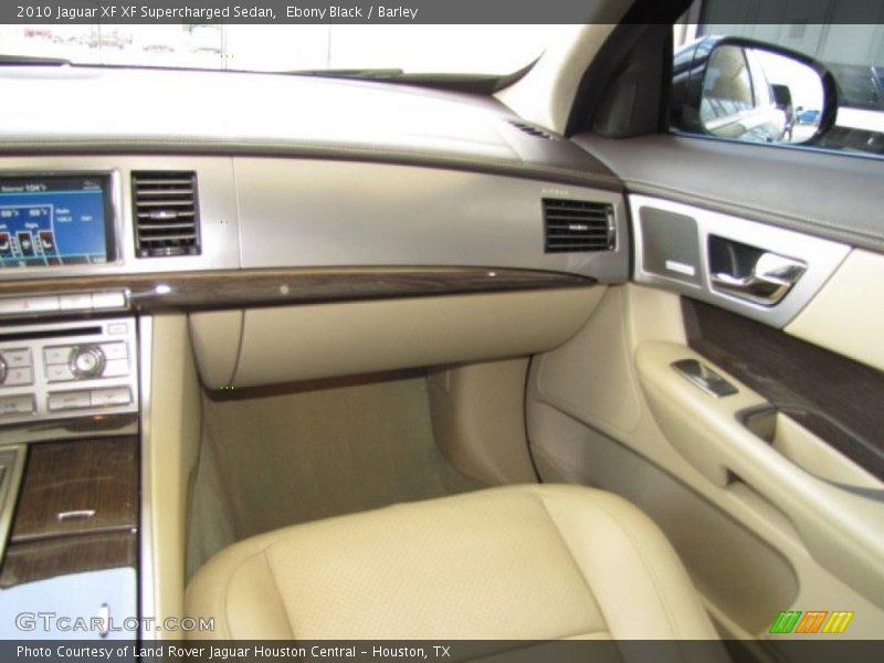 Ebony Black / Barley 2010 Jaguar XF XF Supercharged Sedan